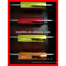 12 Mikrometer metallisierte PET-Folie / Beschichtung Farbe metallic Aluminium Film / Dach Beweis Material